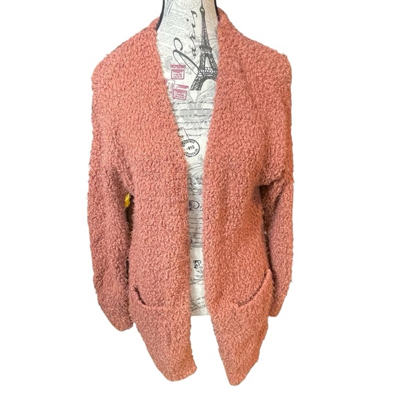Love Tree Sweaters - Love Tree Orange Cardigan Sweater Soft Knit